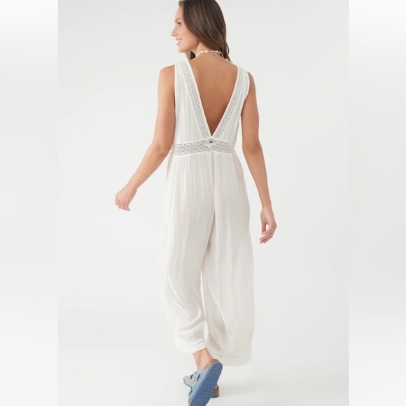 🔆O’NEILL🔆 SANDE JUMPSUIT COVER UP ROMPER BEAUTIFUL COMFY - Picture 12 of 16